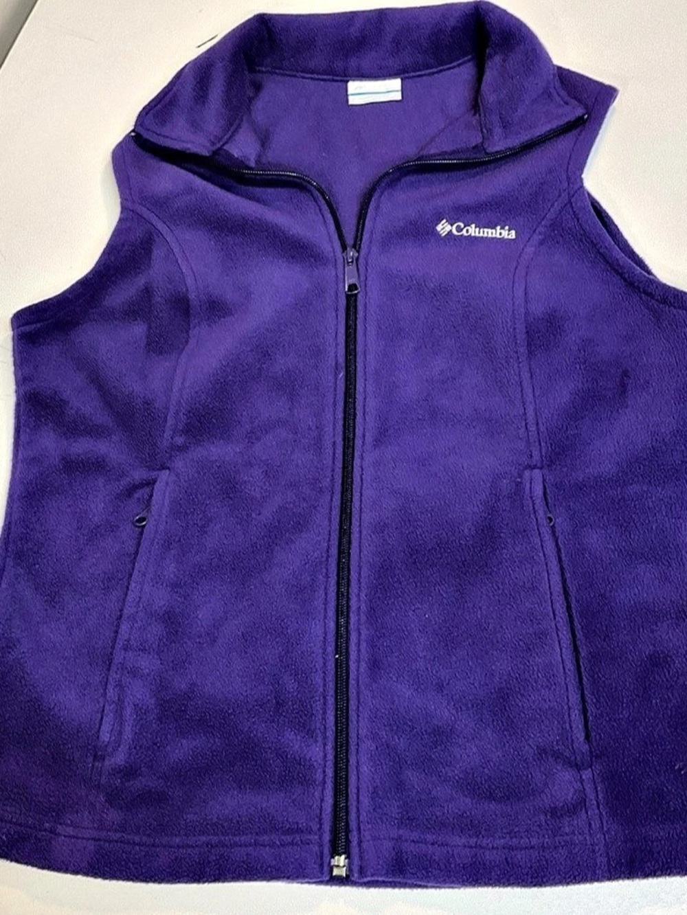 Columbia Benton Springs Fleece Vest Purple Medium